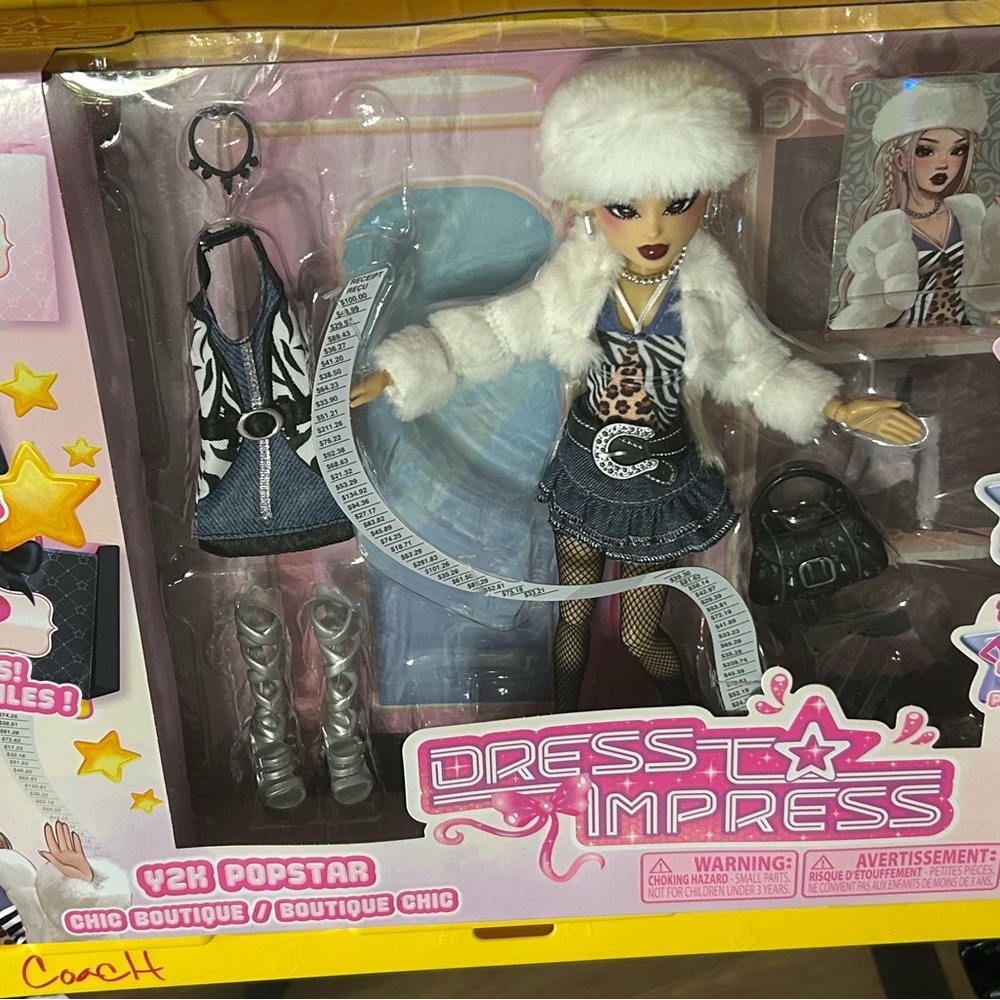 Dress to Impress Y2K Popstar Doll with Accessories